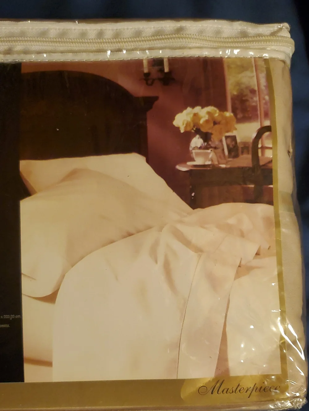 New JCPenny Home Collection Masterpiece Queen 100% Cotton Sateen Sheet Set